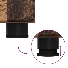 Vidaxl Visok predalnik s polico FLORIN Star les 60 x 35 x 182 cm