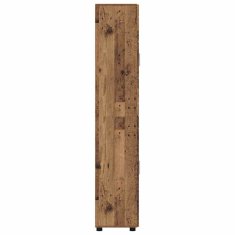 Vidaxl Visok predalnik s polico FLORIN Star les 60 x 35 x 182 cm