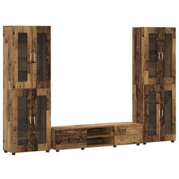 Vidaxl Komplet TV omaric s predalom FLORIN Star les Konstruiran les