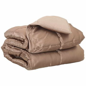 Vidaxl Polna celoletna prevleka Zlata 240 x 260 cm