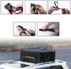 Nikcorp Strešna torba 425 L zložljiva, vodoodporna univerzalna torba za avto in SUV, 95x95x46 cm