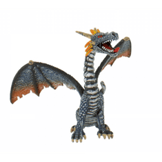 Bullyland Srebrna figurica za torto zmaja 11x9cm