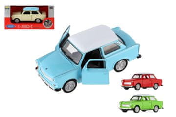 Welly Avto Trabant 601 Classic kovina/plastenka 11cm 1:34-39 prosti tek 4 barve