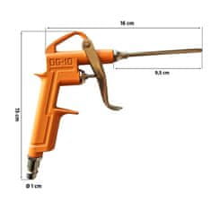 Airtool DG-10-3 pištola za pihanje, za kompresor, 80 mm
