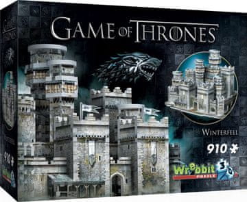 Wrebbit 3D 3D sestavljanka Game of Thrones: Winterfell 910 kosov