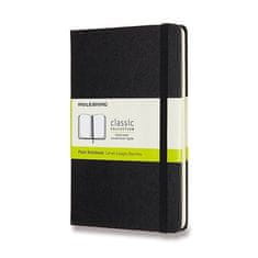 Moleskine Beležnica - trde platnice, M, prozorna - črna