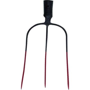 Ostatní Kovana vilica, 3 zobje, brez ročaja