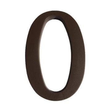 Walteco Številka "0", 180 mm, rjava plastika