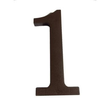 Walteco Številka "1", 180 mm, rjava plastika