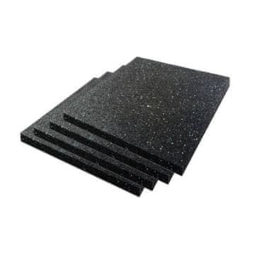 Walteco Protivibracijska blazinica, 100 x 100 mm, 4 kosi
