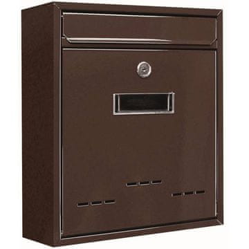Ostatní Poštni nabiralnik, 310 x 260 x 90 mm, rjav