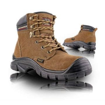 VM Footwear Zimski delovni gležnjarji VADUZ 2770-O2W iz celega usnja, velikost 42