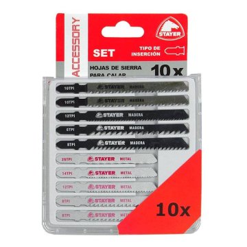 STAYER Žagin list L20 - SET za les, aluminij, kovino za S 90 PE/S 110 PE/S - 10 kosov