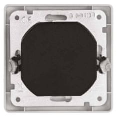 Emos Vtičnica z USB, 2,1A, bela