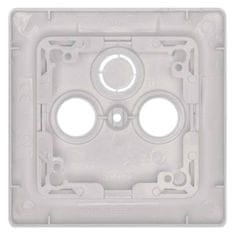 Emos Pokrov za televizijsko in satelitsko vtičnico, bel