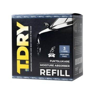 Nadomestna vrečka za absorber vlage Everbrand T.Dry, brez parfuma. 3 x 100 g