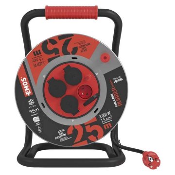 Emos Boben, 4 vtičnice, 25 m, 1,5 mm, guma / neopren