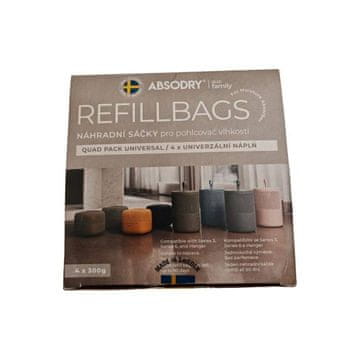 Nadomestne vrečke za Everbrand Absodry Duo Family Bag 3, 4 x 300 g