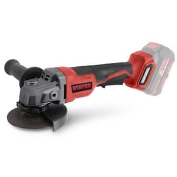 Akumulatorski kotni brusilnik AGB PS L20, Ø 115 mm, 18 V (brez akumulatorja in polnilnika), STAYER