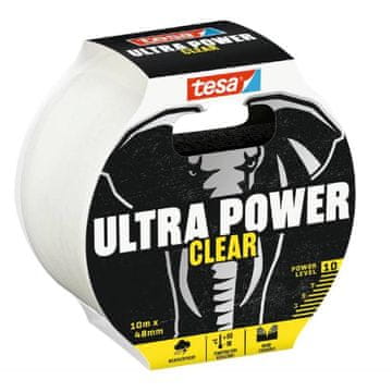 Tesa Popravilni trak, 10 m x 48 mm, prozoren, Ultra Power Clear