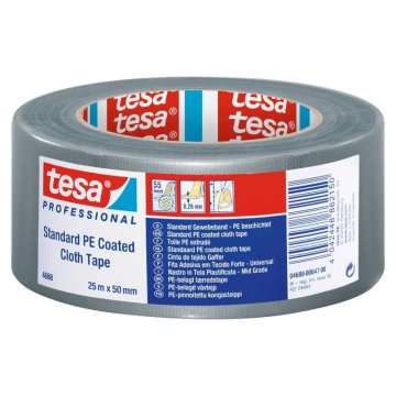 Tesa Trak za tekstil, 25 m x 50 mm, srebrn, 4688