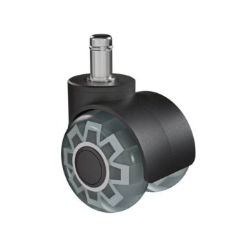 Pisarniški valjček Ø 50 mm, prozoren, pakiranje po 5 kosov