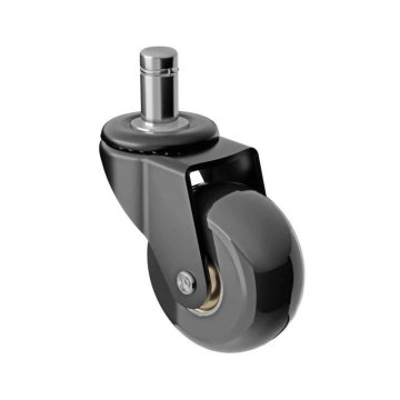 Pisarniški valjček Ø 50 mm, črn, pakiranje po 5 kosov