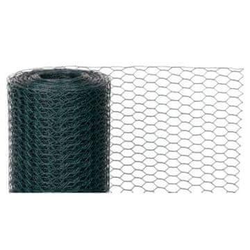 GARDEN HEX PVC mreža 1000/16/0,9 mm, zelena, šesterokotna, pakiranje po 25 m