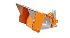 Bruder Kmet - Traktor, ki naklada zaboj z vilami + 1 bala slame