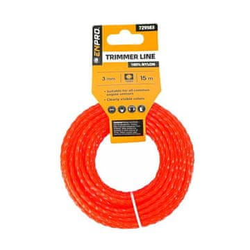 Struna za kosilnico TWIST, 3 mm x 15 m, ENPRO