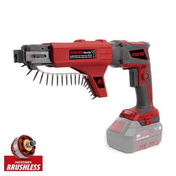 DWS L2014 akumulatorski vijačnik za suhomontažne plošče s podajalnikom, STAYER