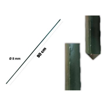 Vrtna palica, prevlečena s plastiko, 90 cm x 8 mm, ENPRO