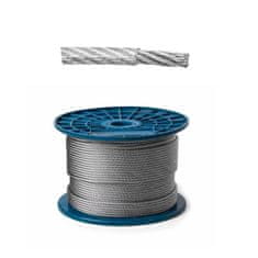 Pocinkana jeklena žična vrv iz PVC, Ø 3/4 mm x 100 m, ENPRO