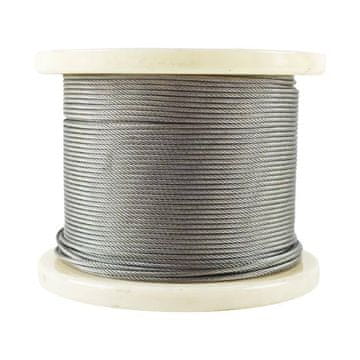 Žična vrv iz nerjavečega jekla, Ø 3 mm x 200 m, ENPRO