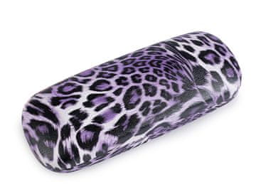 Ovitek za očala z živalskim vzorcem 6x16 cm - vijolična st.