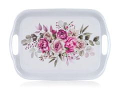 Pladenj 36x25,5cm ROSE z ročaji iz melamina