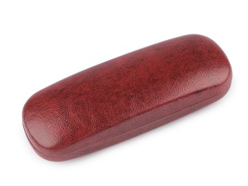 Kovček za očala 6x16 cm - rjav konjak