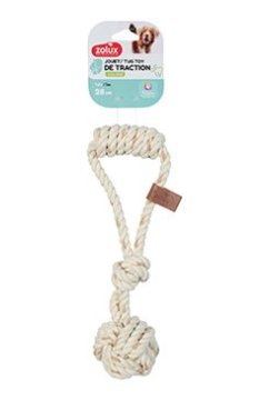 Igrača za pse LEATHER TOUCH Prevlečenje vrvi 28m Zolux