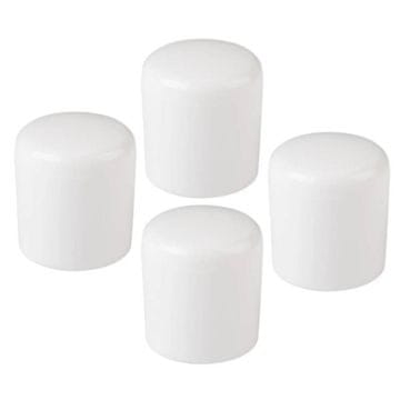 Pokrov Ø 18 mm, plastičen, bel, 4 kosi