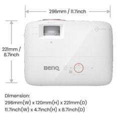 BENQ TH671ST FHD DLP 3000A 10000:1 short throw projektor