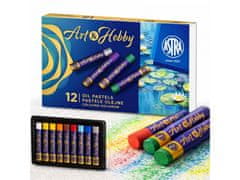 Astra Art&amp;Hobby oljni pastel, 12 barv, 313124001