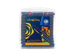 Astra Art&amp;Hobby obojestranski akrilni markerji v kovčku, 24 barv, 207025001