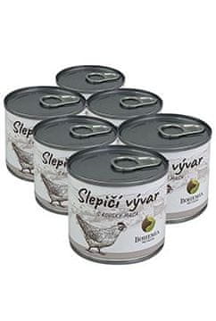 Bohemia Pet Food BOHEMIA Piščančja juha s koščki mesa SIX PACK 6x140ml