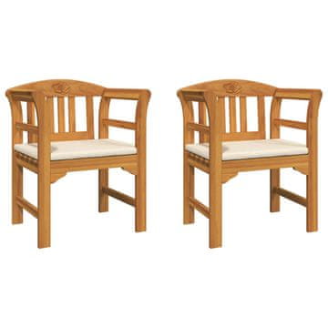 Vidaxl Klop s rozami Naravna 68,5 x 46 x 82,5 cm Masiven les akacije