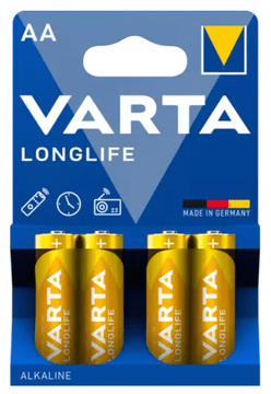 Varta Longlife AA baterije, alkalne, 1.5 V (4106101414)