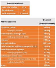 OstroVit Fat Burner za ženske, 60 kapsul
