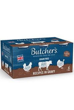 Butcher's Butcher\'s Dog Original govedina/turčija/piščanec konz. 6x400g