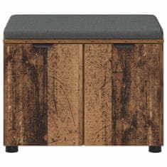 Vidaxl Haldna klop z blazino s shranjevanjem Star les 60 x 38 x 46 cm