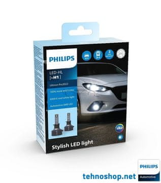 Philips LED ŽARNICE H1 ULTINON PRO3022 U3022 11258U3022 12/24V 18W P14.5s X2