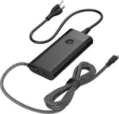 HP AC napajalnik, 110 W, USB-C, črn